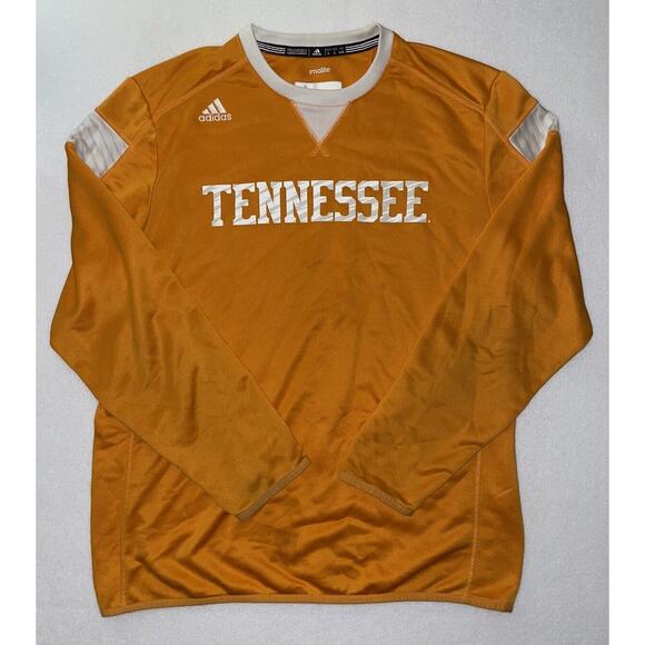 Team Issued Tennessee Volunteers Football Adidas Long Sleeve‎ Shirt Warmups Sz L - Picture 1 of 6